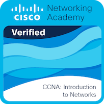 CCNA 1 certification badge