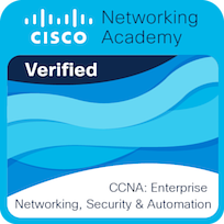 CCNA 3 certification badge